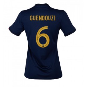 Frankrig Matteo Guendouzi 6 Kvinde Hjemme VM 2022 - Fodboldtrøjer (S/S)